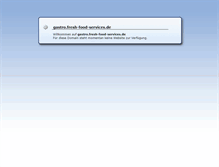 Tablet Screenshot of gastro.fresh-food-services.de